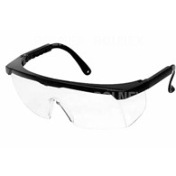 OKULARY OCHRONNE Z ZAUSZNIKAMI BEZBARWNE