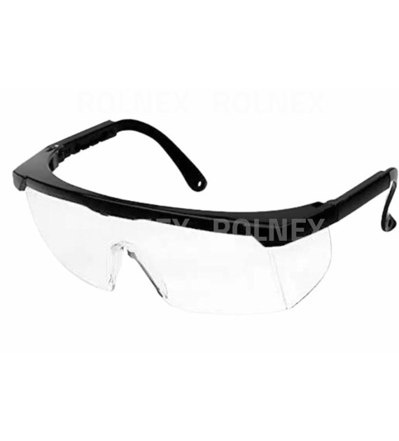 OKULARY OCHRONNE Z ZAUSZNIKAMI BEZBARWNE