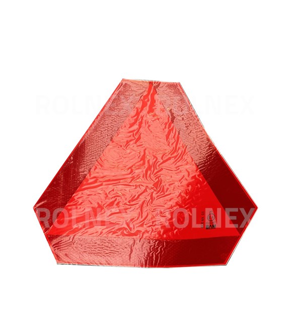 TRÓJKĄT ODBLASKOWY NALEPKA WOLNOBIEŻNY HOMOLOGACJA  E-8