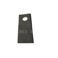 NOŻYK ZWICHROWANY 115*47*4 19mm LEWY