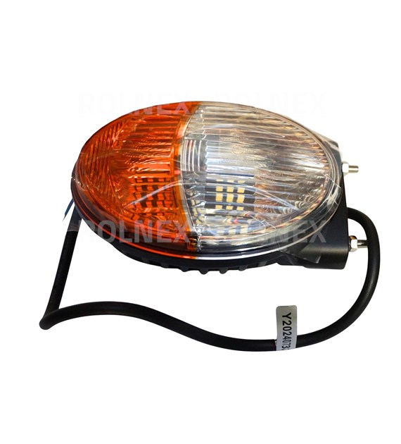 LAMPA PRZEDNIA LED Z KIERUNKOWSKAZEM OWALNA