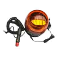 KOGUT BŁYSKOWY LED Z MAGNESEM NA AKUMULATOR 12-24V
