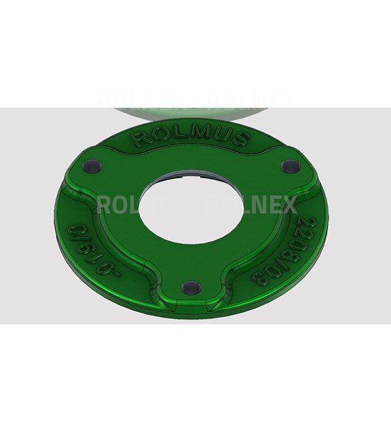 POKRYWA DUŻA ROZRZUTNIKA 1208 Z OTWOREM ŻELIWNA ROLMUS