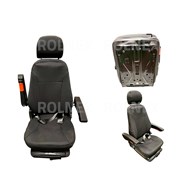 SIEDZENIE UNIWERSALNE materiałowe z zagłówkiem i podłkietnikami