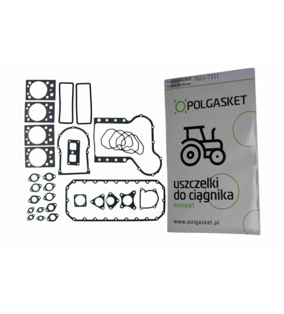 KOMPLET USZCZELEK SILNIKA ZETOR 4-CYL. POLGASKET 69010571 (GRUBOŚĆ 1,25 mm)
