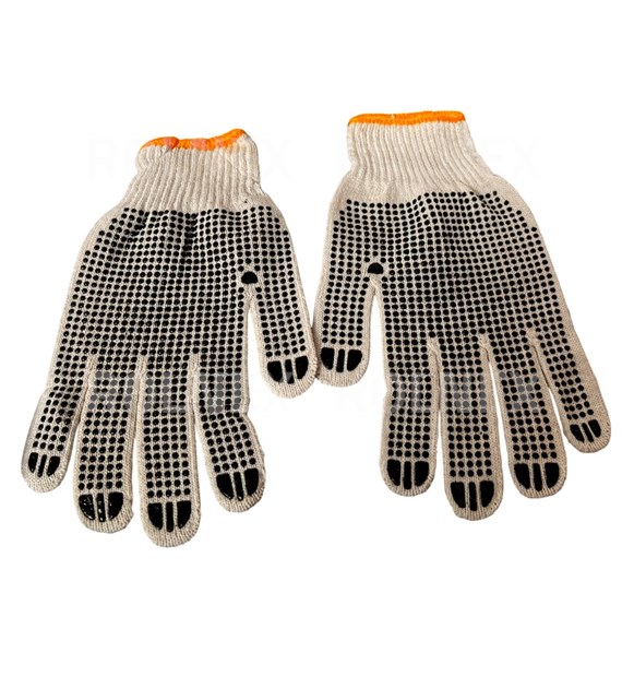 RĘKAWICE ROBOCZE DZIANE NAKRAPIANE