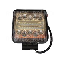 LAMPA ROBOCZA HALOGEN 34 LED KWADRAT 9-36V 107*107*35MM