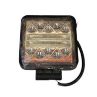 LAMPA ROBOCZA HALOGEN 34 LED KWADRAT 9-36V 107*107*35MM