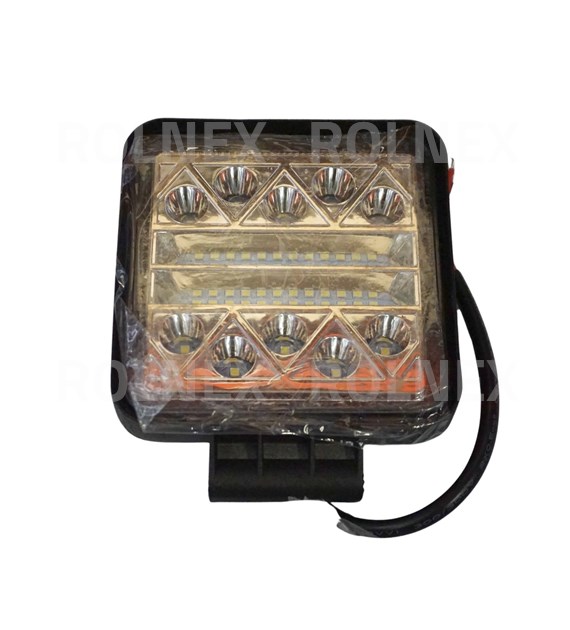 LAMPA ROBOCZA HALOGEN 34 LED KWADRAT 9-36V 107*107*35MM