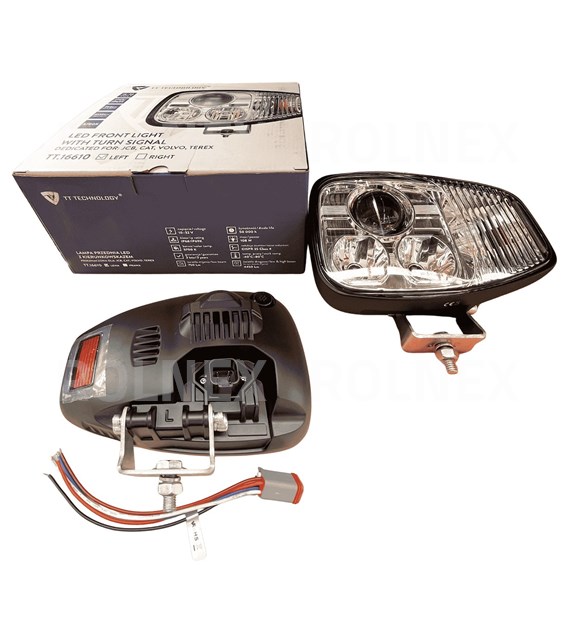 LAMPA PRZEDNIA LED Z KIERUNKOWSKAZEM LEWA