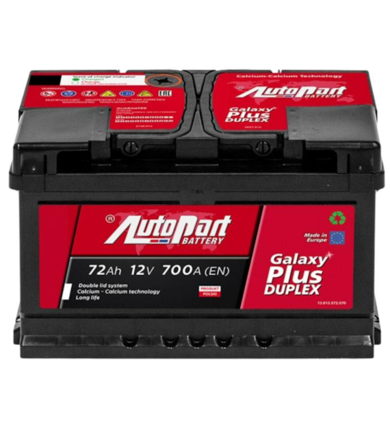 AKUMULATOR 72 AH AUTOPART P+ EFB