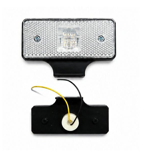 LAMPA OBRYSOWA ODBLASKOWA KĄTOWNIK BIAŁA LED
