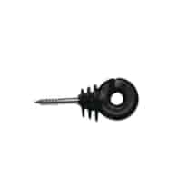 IZOLATOR DO TAŚMY I DRUTU Z WKRĘTEM ECO DO DREWNA fi--5mm L-88mm czerwony/ 25 szt paczka