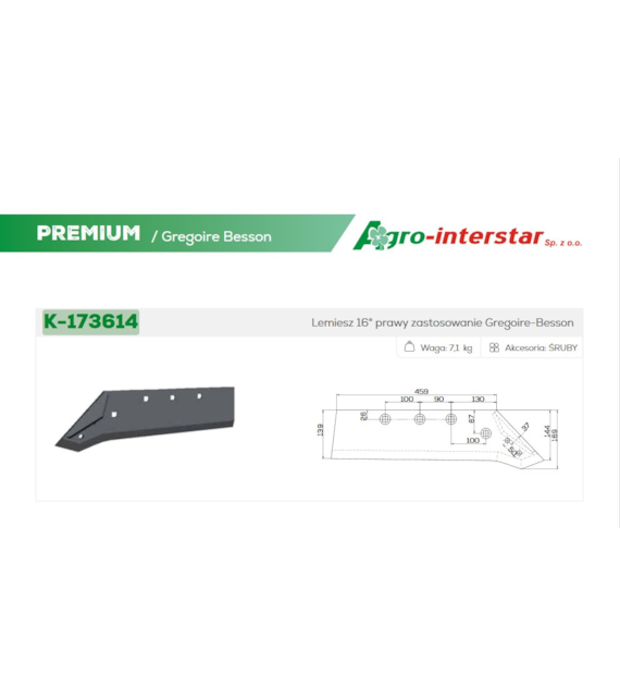 LEMIESZ PRAWY 16  GREGOIRE-BESSON AGRO-INTERSTAR