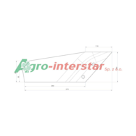 LEMIESZ WYGIĘTY DŁUGI LEWY LEMKEN SMARAGD AGRO-INTERSTAR